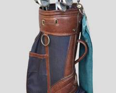 MIZUNO COUNTRY CLUB COLLECTION Golf Bag with 10 Clubs: CALLAWAY, SPALDING, TITLEIST
