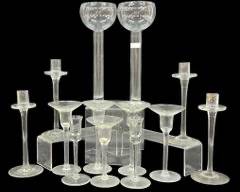 Fine Pier 1 Imports and Non-Branded Glass Candle Stick Holders
