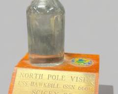 Vintage 1986 North Pole Visit, USS Hawk Bill SSN 666 Scicex 99 With Water From the North Pole
