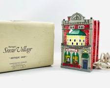 Department 56 The Original Snow Village Antique Shop In Original Box
