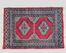 Small Vintage Persian Hand Knotted Wool Area Rug
