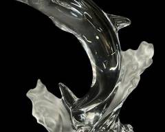 Fine Lenox 1994 Crystal Art Glass Figural Dolphin

