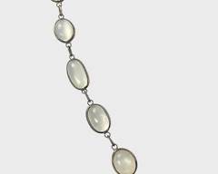 Fine Silver Moonstone Gemstone Necklace 21
