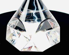 Vintage Villeroy & Boch Crystal Clear Pyramid Paperweight
