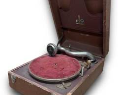 Antique Raillard Portable Gramophone
