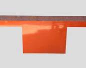 Fantastic Vintage Red Laminate Modern Console Mid Century Modern MCM
