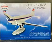 NEW Chevron DC-3 AIRPLANE BANK - 5th EDITION (1:72 scale) In Box
