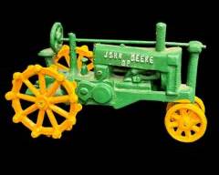 Vintage Cast Iron John Deere Model OP Tractor
