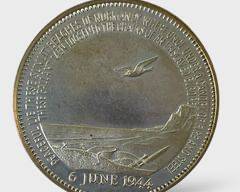 26 Grams 1969 25th Anniversary D Day Medal Coin
