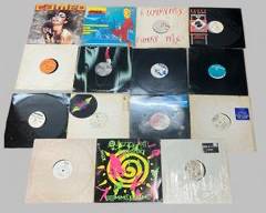 Lot of Fifteen Funk, Disco Mixes Vinyl Records Including Dj Jazzy Jeff Summertime, The Blues Naughty By Nature, Onslaught TMF, UK Mix of Sybils Dont Make me Over, Dance till Dawn and More!!
