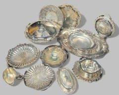 20 Pounds of vintage Silver Plate Decorative items Handled Plates, Serving Tray and More!
