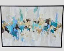 Abstract Giclee on Canvas Framed
