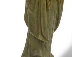 Vintage Hand Carved Chinese Immortal Soapstone Figurine on Base

