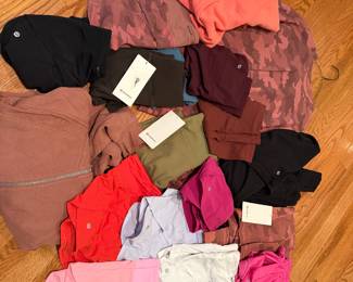 TONS OF Lululemon - new with tags & like new - most xs, s & m