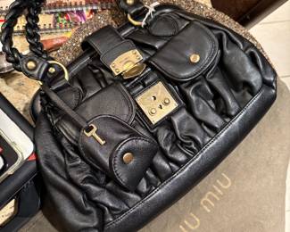Miu Miu Designer Bag with Dust Jacket