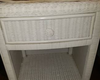 Wicker Nightstand
