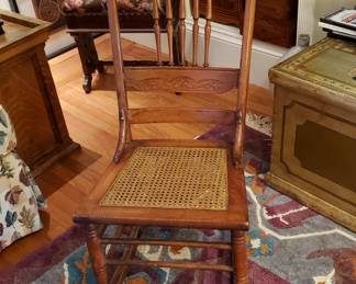 Many chairs throughout the house