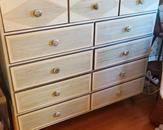 Large faux painted bureau/dresser