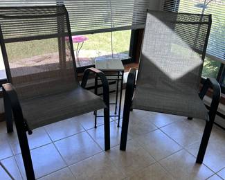 Patio chairs