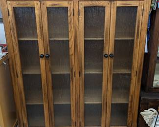 Solid oak cabinet