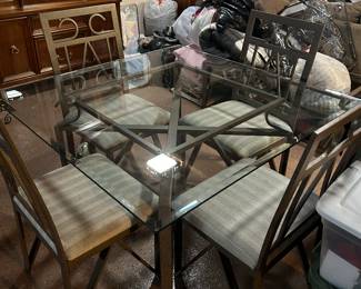 Beautiful glass top table