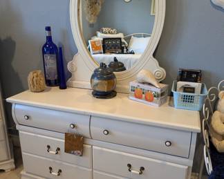 This adorable dresser is in great condition and holds a lot of clothes 