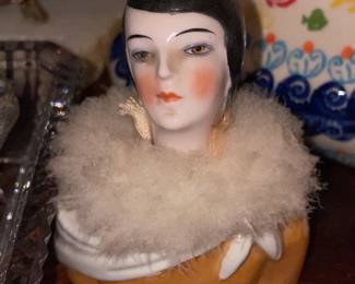 Vintage Head Bust Figurine