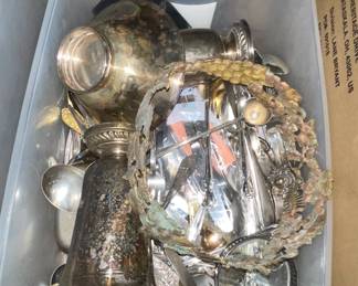 Assorted Silver Plated Tableware