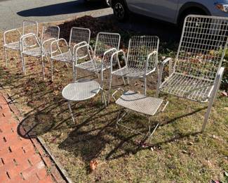 FABULOUS VINTAGE EMU RIO MID-CENTURY MODERN PATIO HIGH-BACK LOUNGE CHAIR!