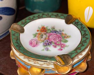 Set Of Limoges Ashtrays