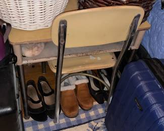 Vintage School Desk & Chair
