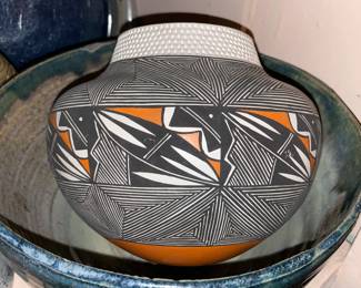 Artist Signed Native American Pottery Vase