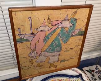 Painted Stretched Canvas Wall Art