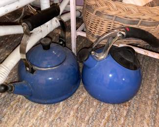 Blue Cobalt Teapots