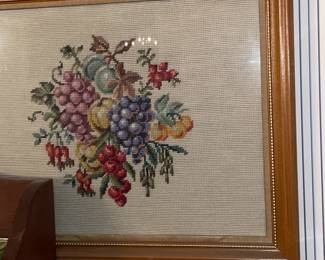 Framed Needlepoint Artwork