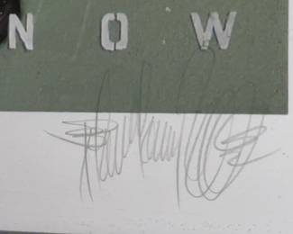 Framed & Signed Wall Art