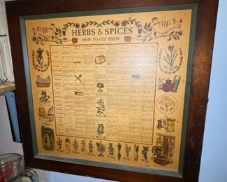 Hanging Wooden Spice Cabinet