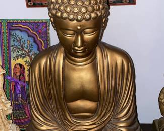 Oversized Buddha Figurine