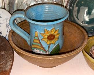 BEAUTIFUL 100+ Piece Collection Of Pottery (Bowls, Mugs, Plates, Vases, & More!)