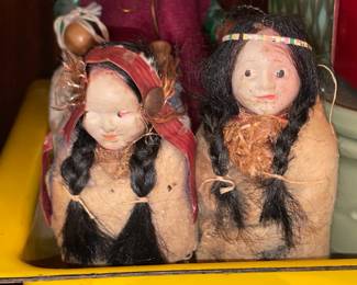 Handmade Native American Dolls
