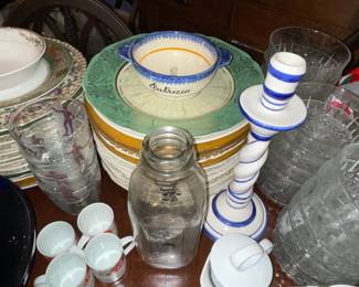 Assorted China, Glassware, Dishware, Etc.