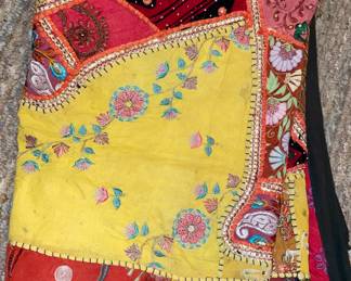 Handmade Thailand Fabric W/ Mirrors