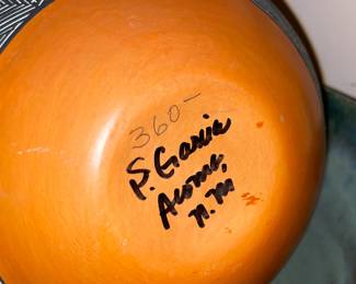 Artist Signed Native American Pottery Vase