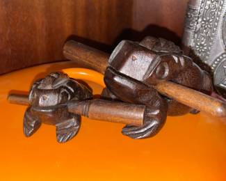 Frog Wooden Noise Maker Instruments