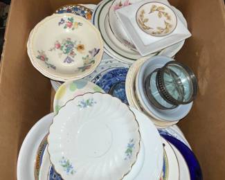Assorted Plates & Saucers