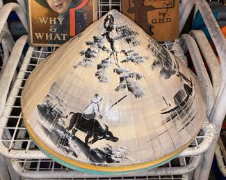 Asian Hand Painted Hats