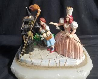 Lot # : 106 - Signed Wizard of Oz sculpture

