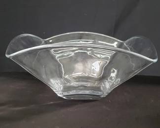Lot # : 75 - Simon Pearce glass bowl
