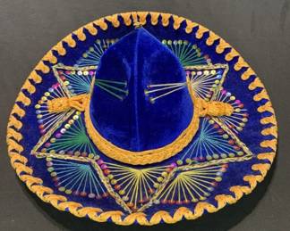 Lot # : 273f - Vintage Selene Mariachi Charro sombrero made in
