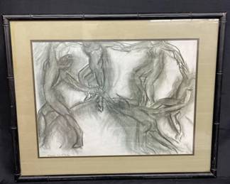 Lot # : 266v - Vintage framed Henri Matisse poster
